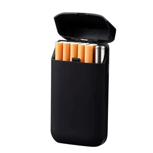 Portable Slim USB Cigarette Case 20 Piece