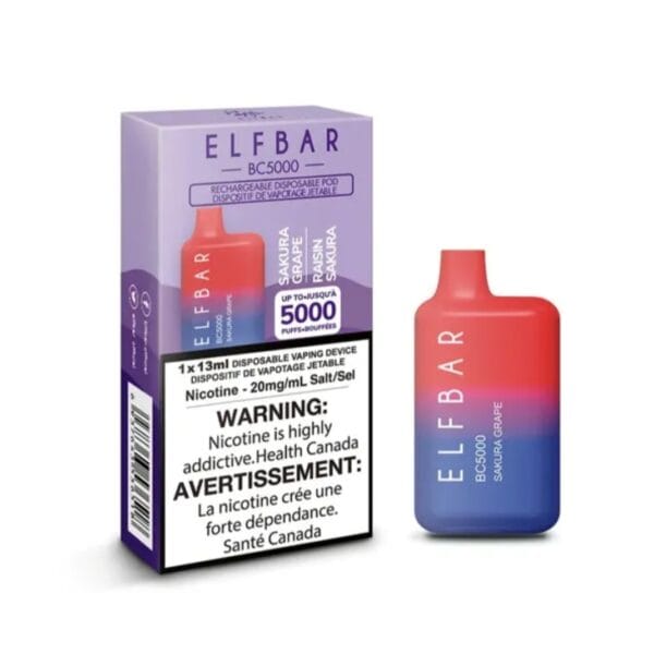 Sakura Grape ELFBAR BC 5000 Puff