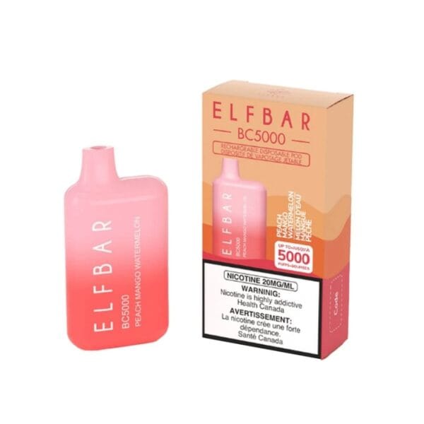 Peach Mangoo Watermelon ELFBAR BC 5000 Puff